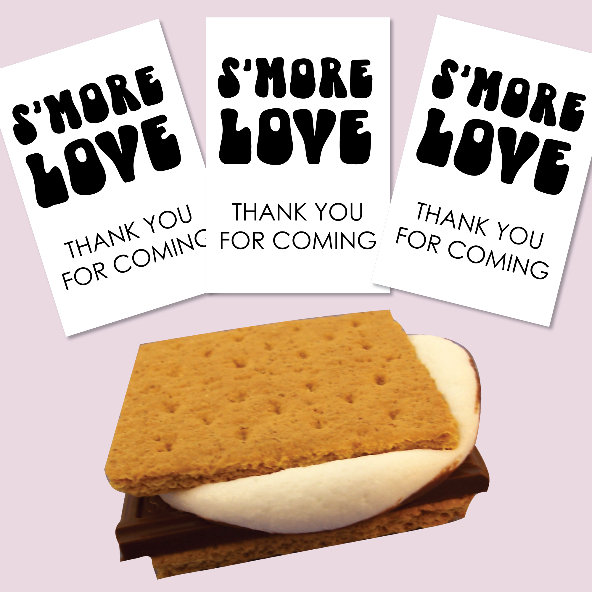 smore love favor tags