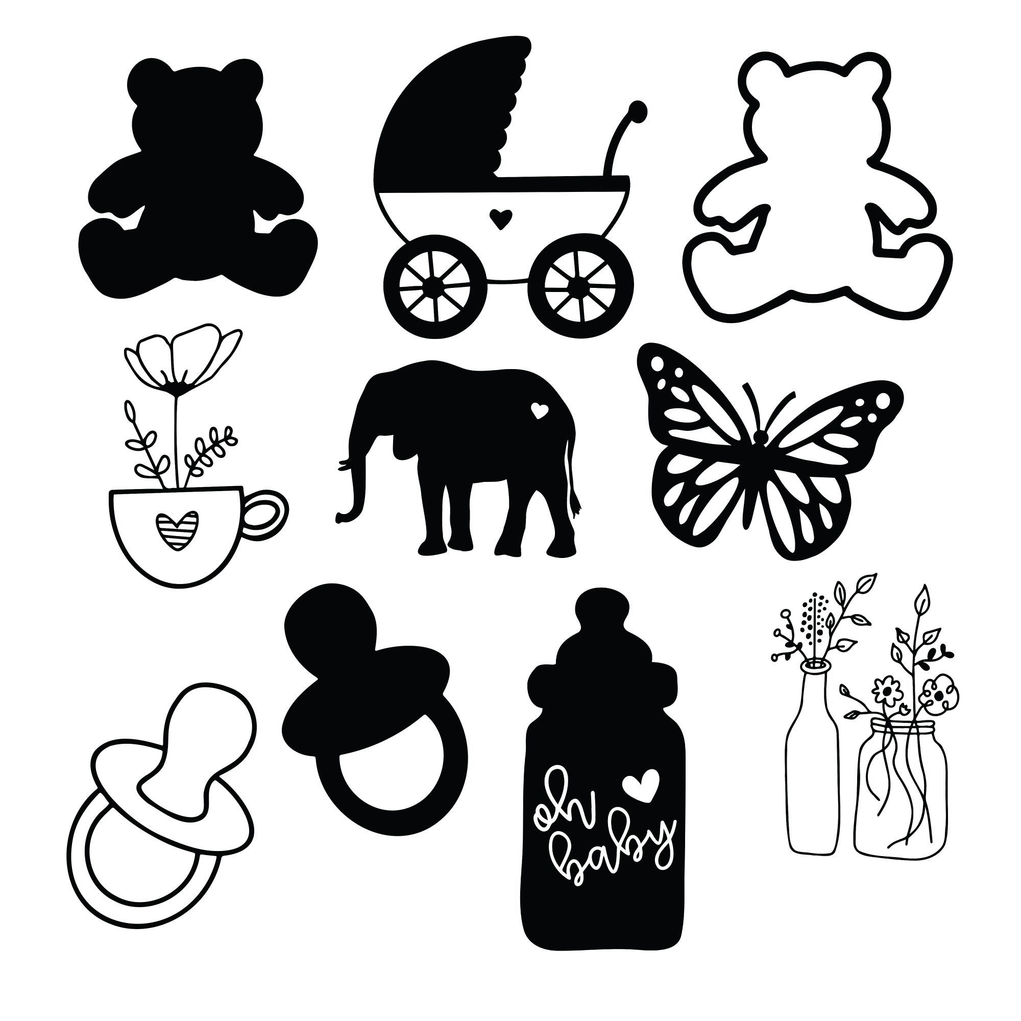 baby shower clipart