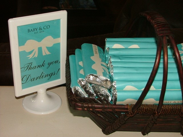 Image Of Tiffany's Baby Shower Candy Bar Wrappers