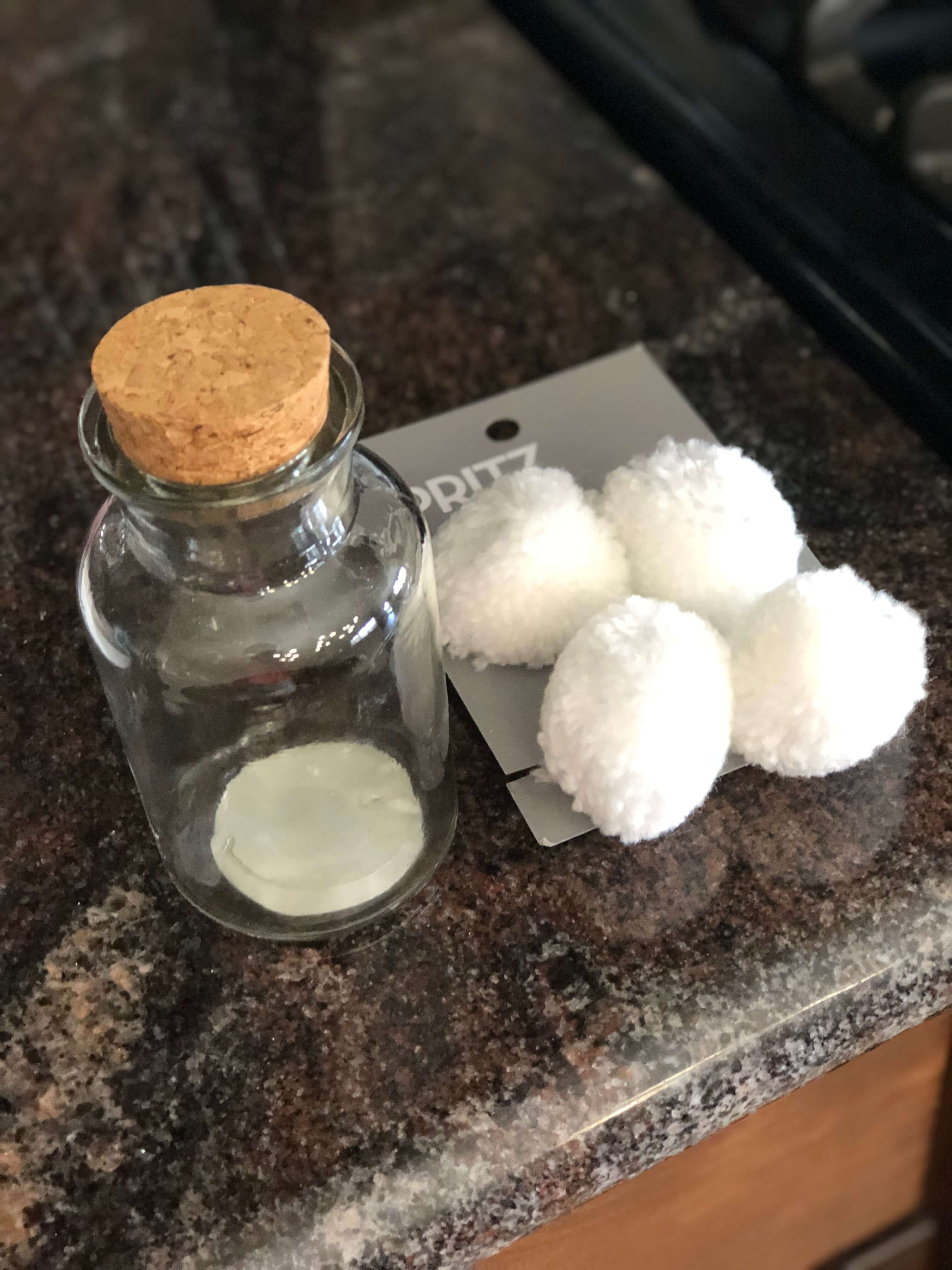 baby shower body scrub favors