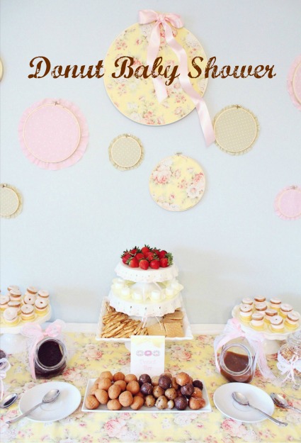 baby shower donut theme