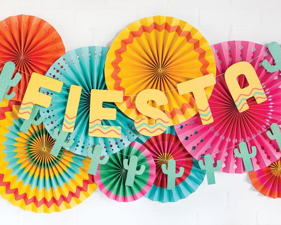 DIY fiesta banner for a party