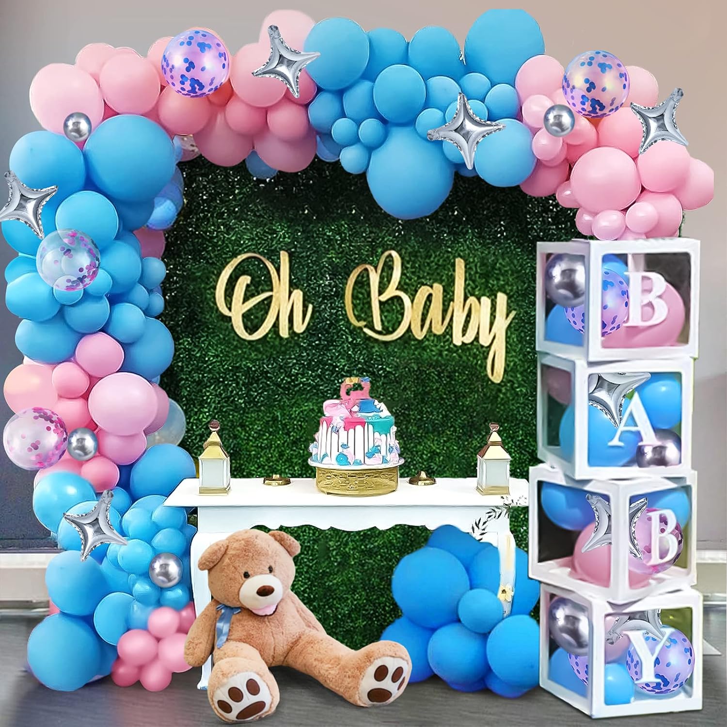 Baby Shower Balloons -The Best DIY Ideas - CutestBayShowers.com