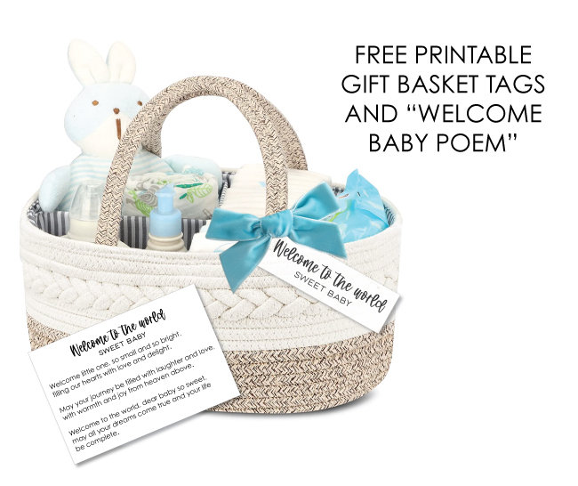 gift basket tags poem