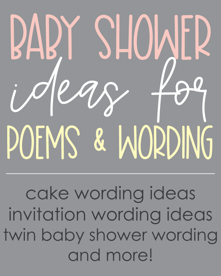 Clever Baby Shower Poems Verses And Sayings For Girls And Boys