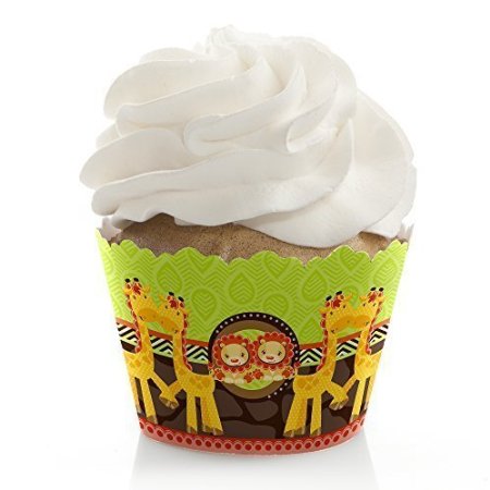 Picture of jungle twin cupcake wrappers