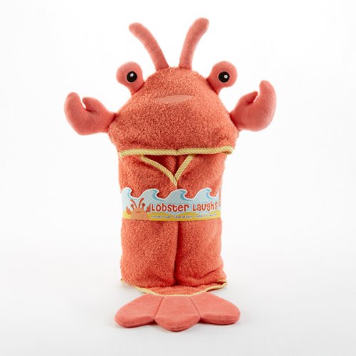 picture of adorable lobster baby towel