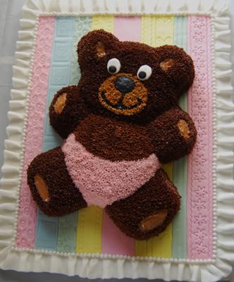 DIY Teddy Bear Cakes For A Baby Shower - CutestBabyShowers.com