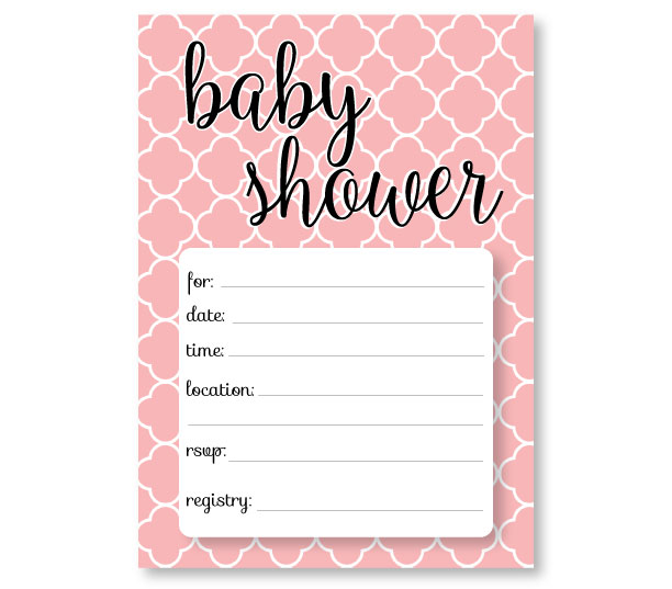 Printable Baby Shower Invitation Templates - FREE shower invitations