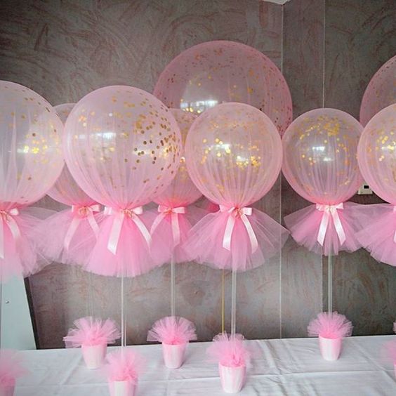 baby shower stuffed balloons