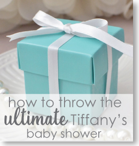 tiffany baby shower ideas