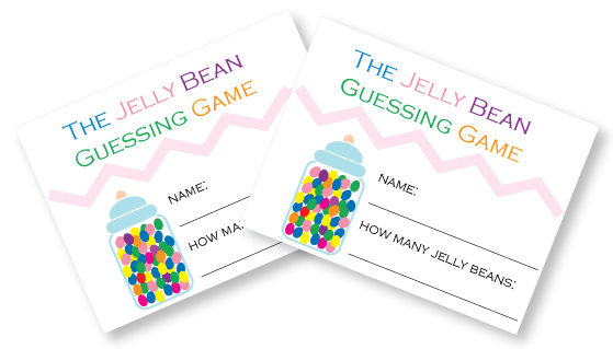 printable baby shower jelly bean guessing game