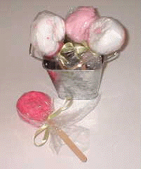 Baby Shower Craft Idea Easy Washcloth Lollipop Tutorial