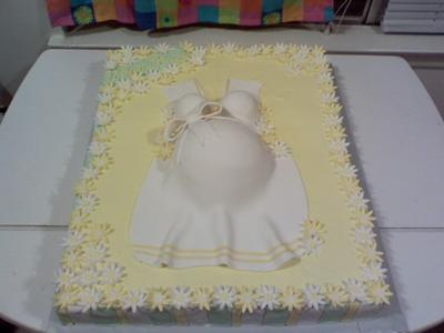 Baby Bump Cake - Decorated Cake by Favoured Cakes - CakesDecor